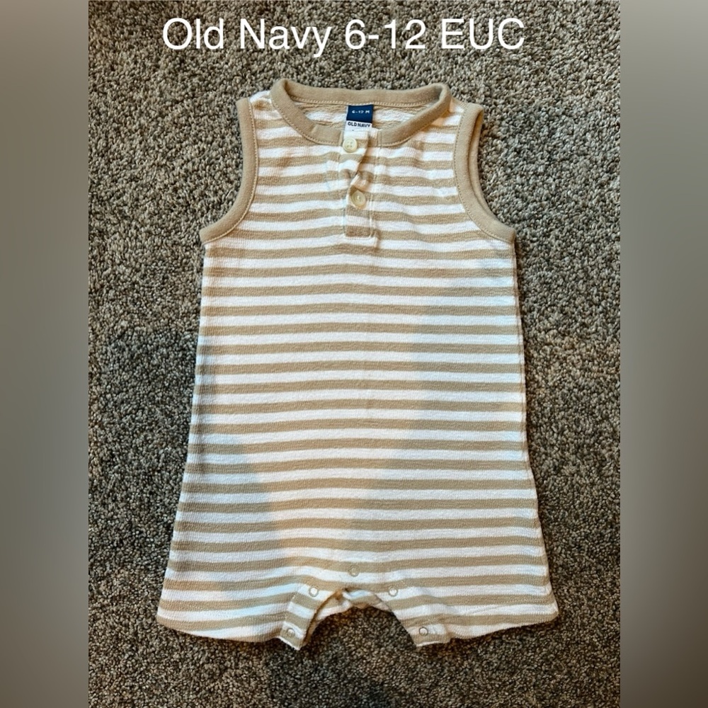 Old Navy striped romper